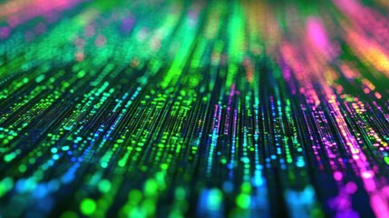 Colorful Abstract Data Stream