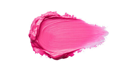 Wall Mural - pink smear paint texture stroke, bright backdrop,isolated brush ,cut out transparent