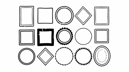 vector illustration of an abstract alphabet