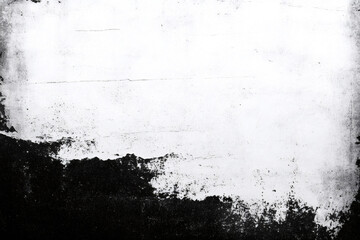Wall Mural - abstract grunge black and white distressed texture background