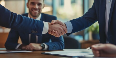 Poster - A meeting to discuss a Business Partnership Agreement is essential for collaboration, enabling executives to strategize for mutually beneficial outcomes that drive growth and success for both parties