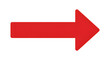 © Rainbow Design - red arrow on white background
