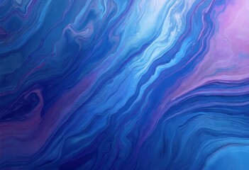 Poster - A Vibrant Swirl of Blues and Purples.
