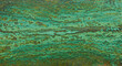© BENI - Abstract weathered surface with oxidized copper green and brown patina effect