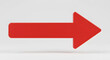 © Phamkhanh - Red arrow on white background