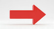 © Minhkhanh - Red arrow on white background