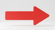 © Phamkhanh - Red arrow on white background