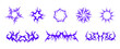 © KXIRU - Neo tribal shapes. Y2K gothic symmetrical elements. Cyber sigilism tattoo designs. Vector set pt.2