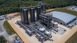 © Sawat - A bioethanol plant refining crops into renewable industrial fuel sources.