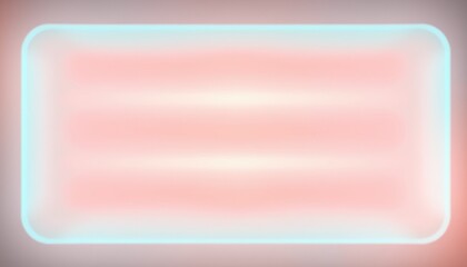 Futuristic soft neon panel interface with pastel gradient background, digital UI concept
