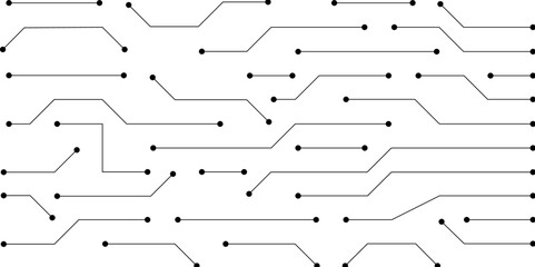 Canvas Print - vector abstract technology on white background. abstract digital background with technology circuit 