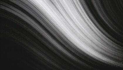 Poster - monochrome abstract halftone pattern with dynamic curved lines, high contrast black and white texture for modern design

