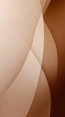 Poster - Soft copper tones create a tranquil abstract composition with subtle bokeh effects in a warm color palette
