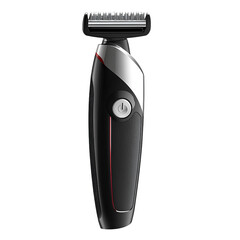 Wall Mural -  This is an electric hair clipper with a black body and silver decoration  template background PNG  