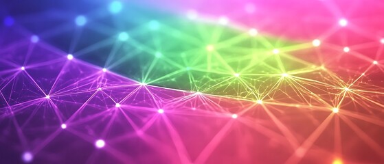 Colorful Network Connection Design