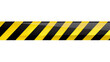 © yeewa - Striped Caution Tape: Warning sign, hazard tape, indicating a potential area of risk or restriction, a visual symbol of safety regulations, often used in construction zones or for traffic management.