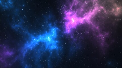 Wall Mural - cosmic nebula space background with stars, galaxy, universe, outer space and night sky