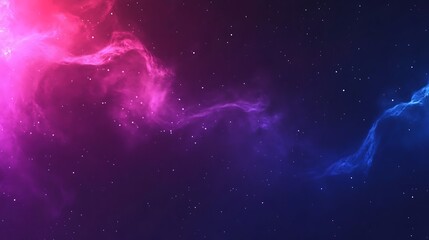 Wall Mural - nebula space background with stars and cosmic dust clouds, galaxy exploration and science concept