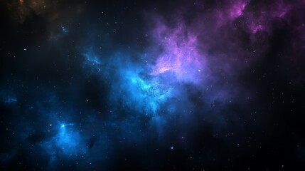Wall Mural - space background with colorful nebula clouds and stars for science and astronomy concepts