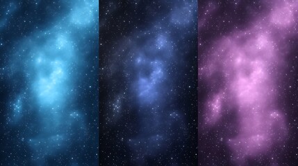 Wall Mural - colorful cosmic background with stars and nebula for space exploration and science projects