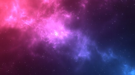 Wall Mural - vibrant cosmic cloudscape with stars and nebula, abstract space background for wallpaper and design