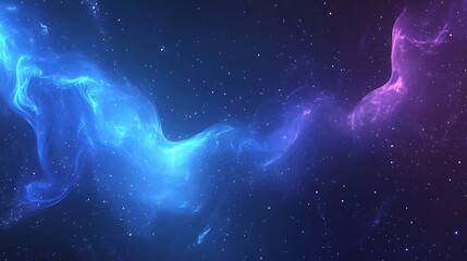Wall Mural - celestial nebula galaxy background with stars and space dust for cosmic exploration