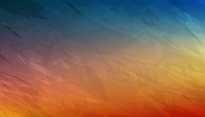 Aufkleber - Abstract background,Multicolour  gradient with grain texture,Vector abstract orange, yellow, pink, green blue gradation vibrant on rough surface for product banner