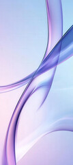 Wall Mural - A purple and blue wave with a white background