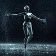 © Gucin - Robot Woman Enjoying the Rain