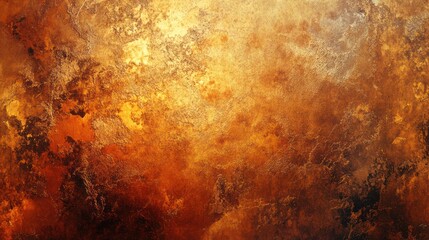 Wall Mural - Fiery abstract texture background; orange, gold, brown; website design