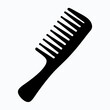 © Rafay - Stylish Plastic Comb Silhouette for Hair Styling Concepts and Beauty Salons