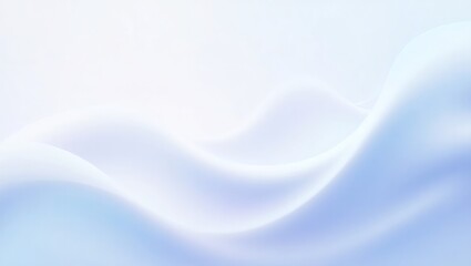 Aufkleber - abstract light blue fluid with soft waves. The composition evokes a sense of calm and tranquility