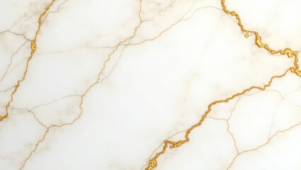 Aufkleber - elegant gold veins marble texture, perfect for adding a touch of luxury to your design projects. The intricate patterns create a captivating visual effect.