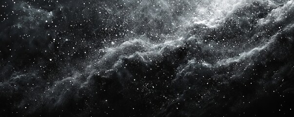 Wall Mural - a breathtaking cosmic view of swirling clouds with stars sparkling. It captures the mysterious beauty of the galaxy. 