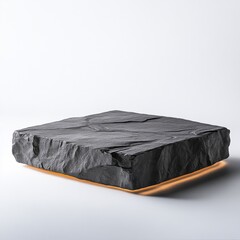 Poster - Minimalist Stone Platform with Ambient Light for Product Display or Architectural Detail