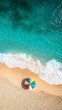 © Berkah - Beach Umbrella Aerial View.
