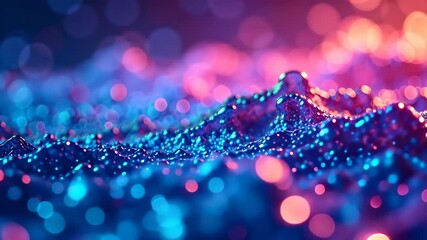 Aufkleber - Mesmerizing Dance of Light and Liquid A Symphony of Color and Texture