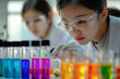 © heerim studio - Scientists Studying Colorful Liquid Samples