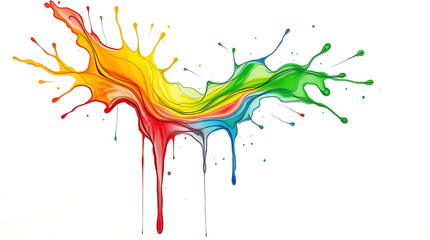 Wall Mural - colorful fluid waves, abstract art, 8k ultra hd desktop wallpaper background