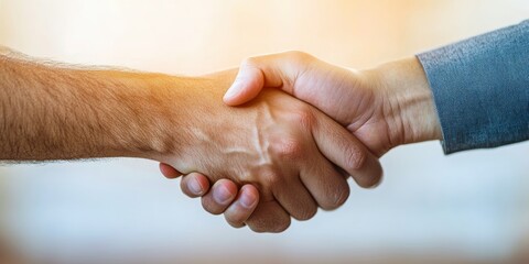 Leinwandbilder - Inclusive Corporate Collaboration Sleek Minimalist Handshake Symbolizing Trust, Diversity, and Professional Partnership in Next-Gen Business Ecosystems