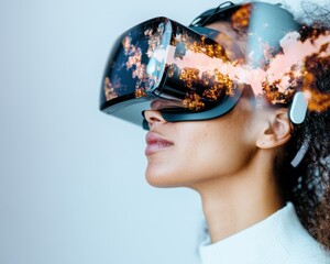 Leinwandbilder - Immersive Digital Learning Revolution Gen Z Empowerment through Mixed Reality Education - Transformative VR Experience for Innovative Knowledge Engagement