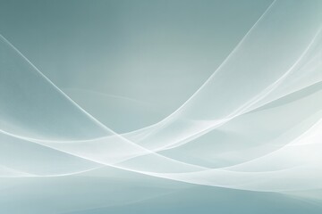 Sticker - a blue and white background with a wavy line. strategy with minimalist waves in light blue and white
