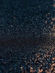 Wall Mural - Close up view of shimmering glitter particles in dark tones