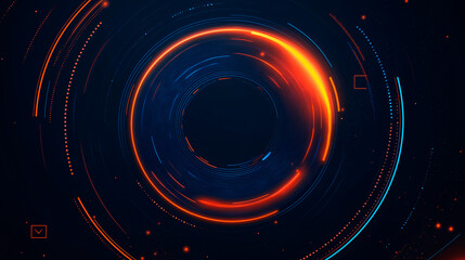 Wall Mural - abstract technology science background
