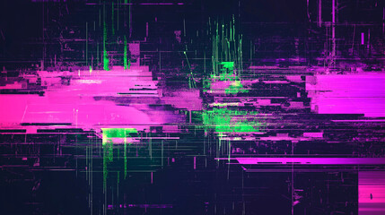 Wall Mural - abstract background with neon lights