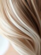 © MakeStories.com - Silky champagne blonde hair with dimensional light — editorial content for branding, social media, Instagram, websites, content marketing
