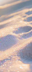 Wall Mural - A beach scene with sand and glitter