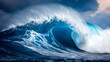 © kang - Powerful Ocean Wave Crashing, Dramatic Seascape