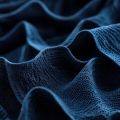 Blue abstract fabric texture