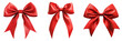 © Stock Hub - Red bow isolated on transparent background. PNG , se of